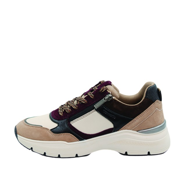 ΓΥΝΑΙΚΕΙΟ SNEAKERS ΠΟΛΥΧΡΩΜΟ TAMARIS 1-23734-42 3A3 M2373442 CAMEL