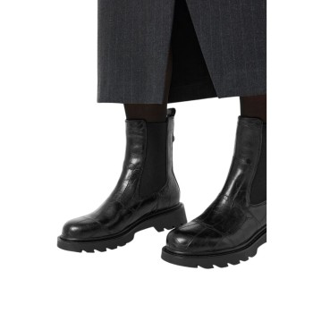 ΓΥΝΑΙΚΕΙΟ ΜΠΟΤΑΚΙ ΜΑΥΡΟ TAMARIS 1-25411-45 028 CROCO