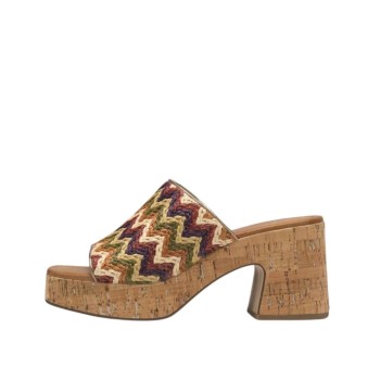 ΓΥΝΑΙΚΕΙΟ MULE ΚΑΦΕ/ΠΟΛΥΧΡΩΜΟ TAMARIS 1-27212-44 902 MULTICOLOR