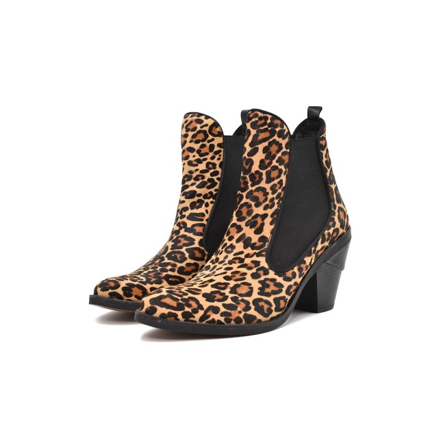 ΓΥΝΑΙΚΕΙΟ ΜΠΟΤΑΚΙ ANIMAL PRINT KANNA 19KI9741