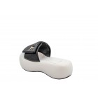 ΓΥΝΑΙΚΕΙΟ SLIPPER ΛΕΥΚΟ/ΜΑΥΡΟ CARRANO 671004/CAB01 BLACK/WHITE