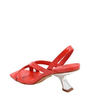 WOMEN'S RED SANDAL CARRANO 681016/MET01-VERMELHO