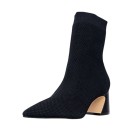 ΓΥΝΑΙΚΕΙΟ ΜΠΟΤΑΚΙ ΜΑΥΡΟ CARRANO 721005/CAB01-KNIT/VEGETAL ΓΥΝΑΙΚΕΙΟ ΜΠΟΤΑΚΙ ΜΑΥΡΟ CARRANO 721005/CAB01-KNIT/VEGETAL