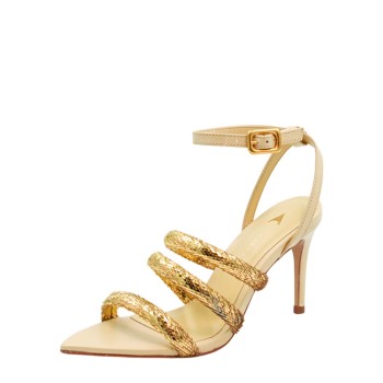 WOMEN'S SANDAL GOLD/BEIGE CARRANO 816005/CAB01-GOLD/MANTEGA