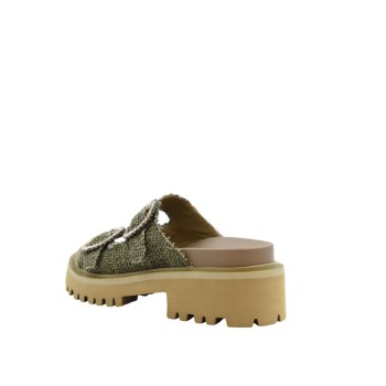 WOMEN'S SLIPPERS KHAKI NOA HARMON 9933-33 KHAKI 
