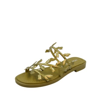 WOMEN'S SLIPPERS GREEN/OIL NOA HARMON 9951-01 GREEN