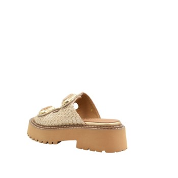 WOMEN'S SLIPPERS GOLD NOA HARMON 9972-90 GOLD