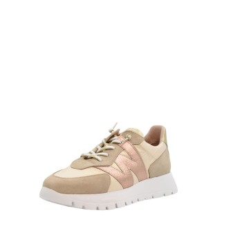 ΓΥΝΑΙΚΕΙΟ SNEAKER ΜΠΕΖ/ΧΡΥΣΟ WONDERS A-2464 OSLO BEIGE
