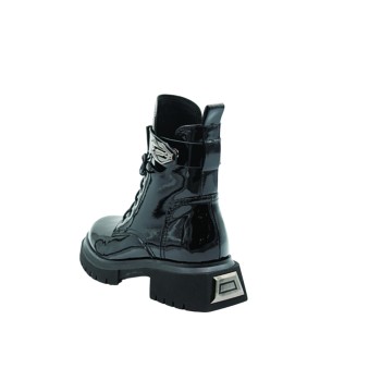 ΓΥΝΑΙΚΕΙΟ ΜΠΟΤΑΚΙ ΜΑΥΡΟ VERSACE 19-69 AM C693-H473B BLACK