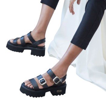ΓΥΝΑΙΚΕΙΟ ΣΑΝΔΑΛΙ ΜΑΥΡΟ CULT CLW453600 CHER 4536 SANDAL W LEATHER