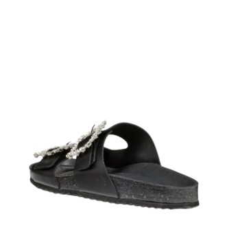 ΓΥΝΑΙΚΕΙΑ SLIPPERS ΜΑΥΡΑ GEOX D BRIONIA D45Y3A 000T5 C9999