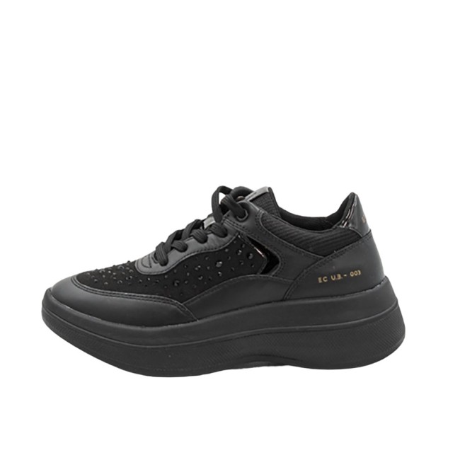 ΓΥΝΑΙΚΕΙΑ SNEAKERS ΜΑΥΡΟ GEOX D SPHERICA  ECUB-3 C-NA+SY. SU D46WTC 085AU C9999