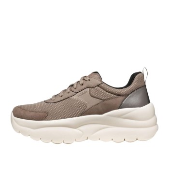 ΓΥΝΑΙΚΕΙΟ SNEAKER ΓΚΡΙ/ΜΠΕΖ GEOX D551FD 014EK C6029 D XTORS D- MESH+NBK SYNT.LEA