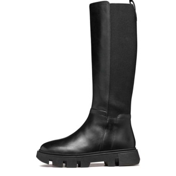ΓΥΝΑΙΚΕΙΑ ΜΠΟΤΑ ΜΑΥΡΗ GEOX D46UAD 043NH C9999 D VILDE-SMO.LEA+ELASTIC