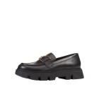 ΓΥΝΑΙΚΕΙΑ LOAFERS ΜΑΥΡΟ GEOX D VILDE H-SMO.LEA D46UAH 0043 C9999