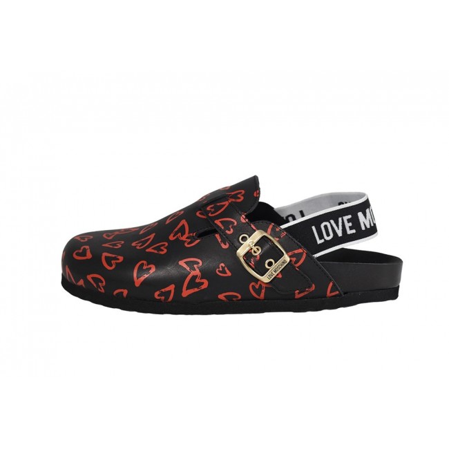 ΓΥΝΑΙΚΕΙΑ SLIPPERS ΜΑΥΡΑ LOVE MOSCHINO JA10533G1IIA0000