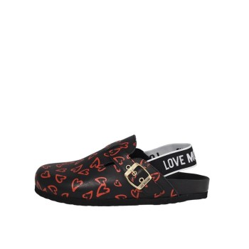 WOMEN'S SLIPPERS BLACK LOVE MOSCHINO JA10533G1IIA0000