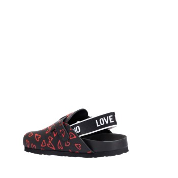 WOMEN'S SLIPPERS BLACK LOVE MOSCHINO JA10533G1IIA0000
