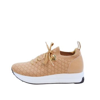 WOMEN'S SNEAKER BEIGE LOVE MOSCHINO JA15134G1MIYW131