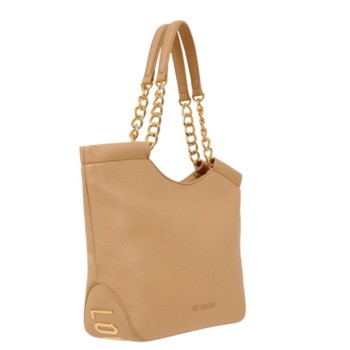 WOMEN'S SHOULDER BAG BEIGE LOVE MOSCHINO JC4031PP1MLT0105