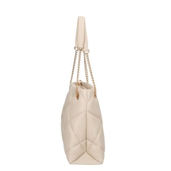 WOMEN'S IVORY SHOULDER BAG LOVE MOSCHINO JC4040PP1MLC0110
