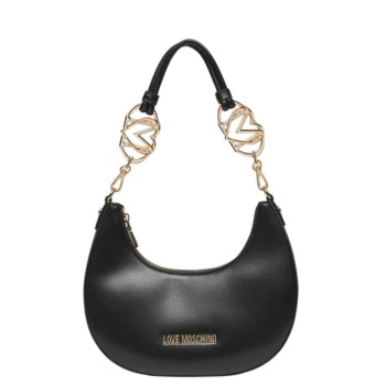 WOMEN'S BLACK SHOULDER BAG LOVE MOSCHINO JC4048PP1MLF0000