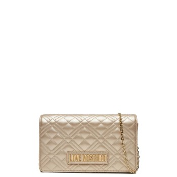 WOMEN'S SHOULDER/CROSSBODY BAG GOLD LOVE MOSCHINO JC4079PP1MLA196A
