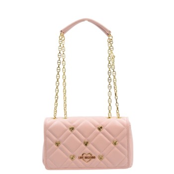 WOMEN'S SHOULDER/CROSSBODY BAG PINK LOVE MOSCHINO JC4120PP1MLI0601