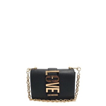 WOMEN'S SHOULDER BAG BLACK LOVE MOSCHINO JC4227PP0MKC0000