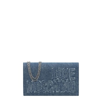 WOMEN'S SHOULDER/CROSSBODY BAG BLUE LOVE MOSCHINO JC4247PP0MKM0750