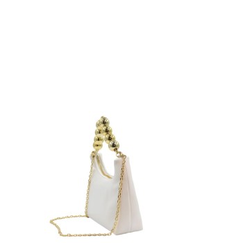 ΓΥΝΑΙΚΕΙΑ ΤΣΑΝΤΑ ΧΕΙΡΟΣ/ΧΙΑΣΤΙ ΛΕΥΚΗ LOVE MOSCHINO JC4252PP0MKS0100