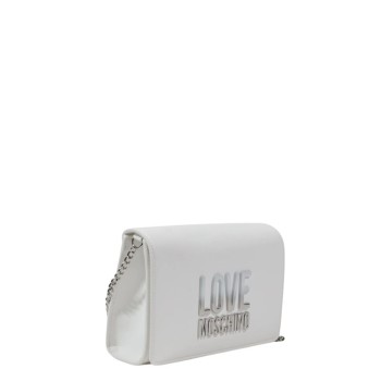 ΓΥΝΑΙΚΕΙΑ ΤΣΑΝΤΑ ΩΜΟΥ/ΧΙΑΣΤΙ  ΛΕΥΚΗ LOVE MOSCHINO JC4260PP0MKD0100