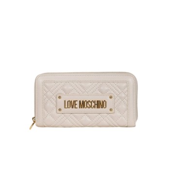WOMEN'S CREAM WALLET LOVE MOSCHINO JC5600PP0MLA0110