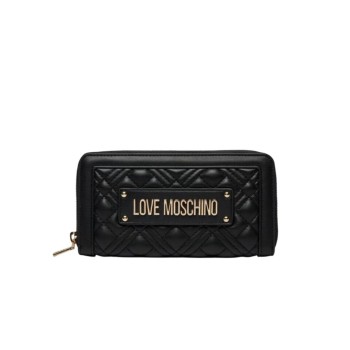 ΓΥΝΑΙΚΕΙΟ ΠΟΡΤΟΦΟΛΙ ΜΑΥΡΟ LOVE MOSCHINO JC5600PP0MLA0000