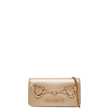 WOMEN'S SHOULDER/CROSSBODY BAG GOLD LOVE MOSCHINO JC5643PP1MLB196A