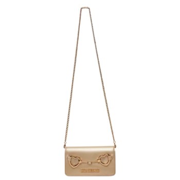 WOMEN'S SHOULDER/CROSSBODY BAG GOLD LOVE MOSCHINO JC5643PP1MLB196A