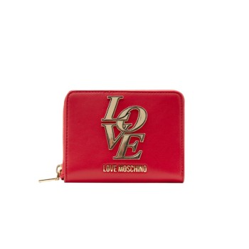 WOMEN'S WALLET RED LOVE MOSCHINO JC5665PP1MLC150A