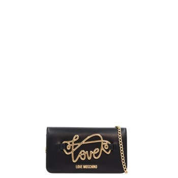 WOMEN'S SHOULDER/CROSSBODY BAG BLACK LOVE MOSCHINO JC5736PP0MKG0000