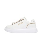 ΓΥΝΑΙΚΕΙΟ SNEAKER ΛΕΥΚΟ JUST CAVALLI 79RA3SB1 ZPB59 003 FONDO URSA DIS.SB1 LEATHER+GLITTER STRASS