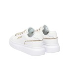 ΓΥΝΑΙΚΕΙΟ SNEAKER ΛΕΥΚΟ JUST CAVALLI 79RA3SB1 ZPB59 003 FONDO URSA DIS.SB1 LEATHER+GLITTER STRASS