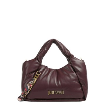 ΓΥΝΑΙΚΕΙΑ ΤΣΑΝΤΑ ΧΕΙΡΟΣ/ΩΜΟΥ ΜΠΟΡΝΤΟ JUST CAVALLI 79RA4BD4 ZS748 343 DARK PURPLE