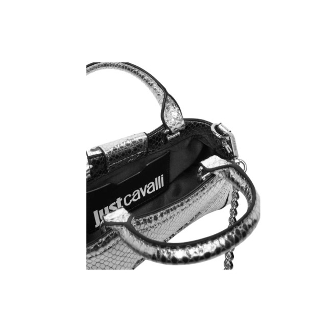 ΓΥΝΑΙΚΕΙΑ ΤΣΑΝΤΑ ΧΕΙΡΟΣ/ΩΜΟΥ ΑΣΗΜΙ JUST CAVALLI 79RA4BZ1 ZS816 900 ΓΥΝΑΙΚΕΙΑ ΤΣΑΝΤΑ ΧΕΙΡΟΣ/ΩΜΟΥ ΑΣΗΜΙ JUST CAVALLI 79RA4BZ1 ZS816 900