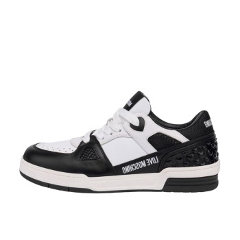 ΓΥΝΑΙΚΕΙΟ SNEAKER ΛΕΥΚΟ/ΜΑΥΡΟ LOVE MOSCHINO JA15084G1NIKB10B