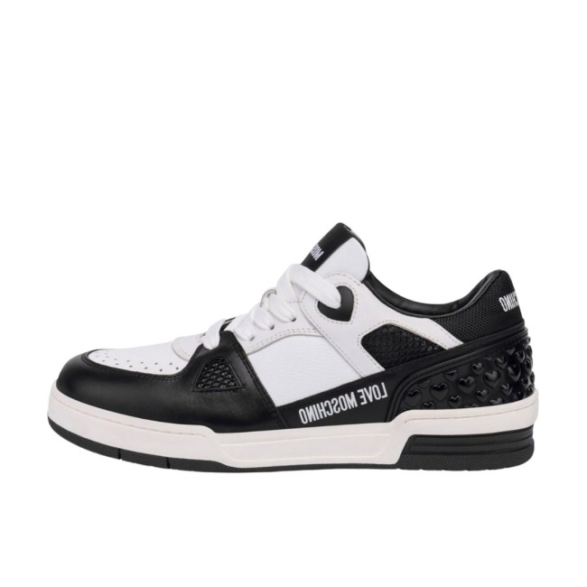 ΓΥΝΑΙΚΕΙΟ SNEAKER ΛΕΥΚΟ/ΜΑΥΡΟ LOVE MOSCHINO JA15084G1NIKB10B