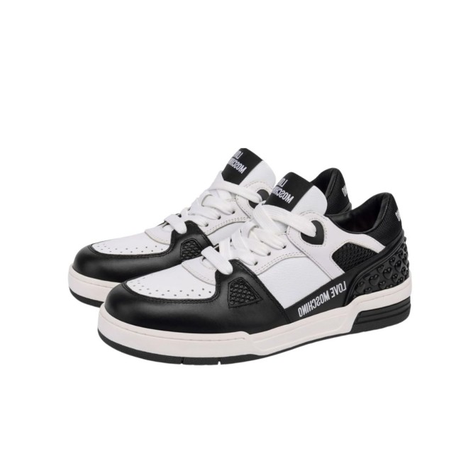 ΓΥΝΑΙΚΕΙΟ SNEAKER ΛΕΥΚΟ/ΜΑΥΡΟ LOVE MOSCHINO JA15084G1NIKB10B