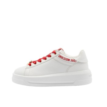 ΓΥΝΑΙΚΕΙΟ SNEAKER ΛΕΥΚΟ LOVE MOSCHINO JA15165G1NIA010X