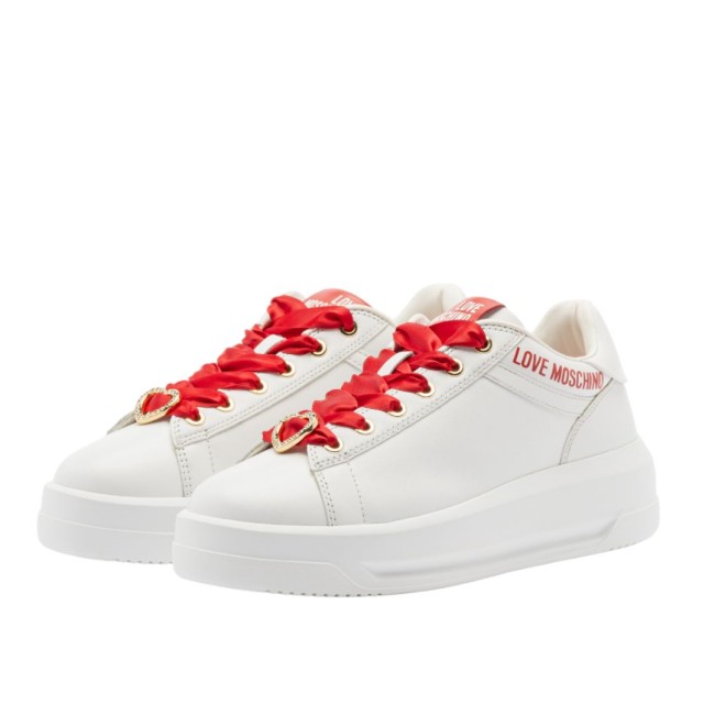 ΓΥΝΑΙΚΕΙΟ SNEAKER ΛΕΥΚΟ LOVE MOSCHINO JA15165G1NIA010X