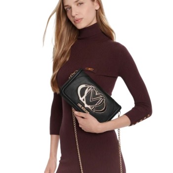 ΓΥΝΑΙΚΕΙΑ ΤΣΑΝΤΑ ΧΙΑΣΤΙ/ΩΜΟΥ ΜΑΥΡΗ LOVE MOSCHINO JC4010PP1NLG0000