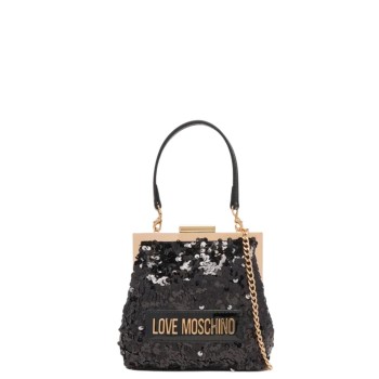 ΓΥΝΑΙΚΕΙΑ ΤΣΑΝΤΑ ΧΕΙΡΟΣ/ΩΜΟΥ ΜΑΥΡΗ LOVE MOSCHINO JC4146PP0NKK100A
