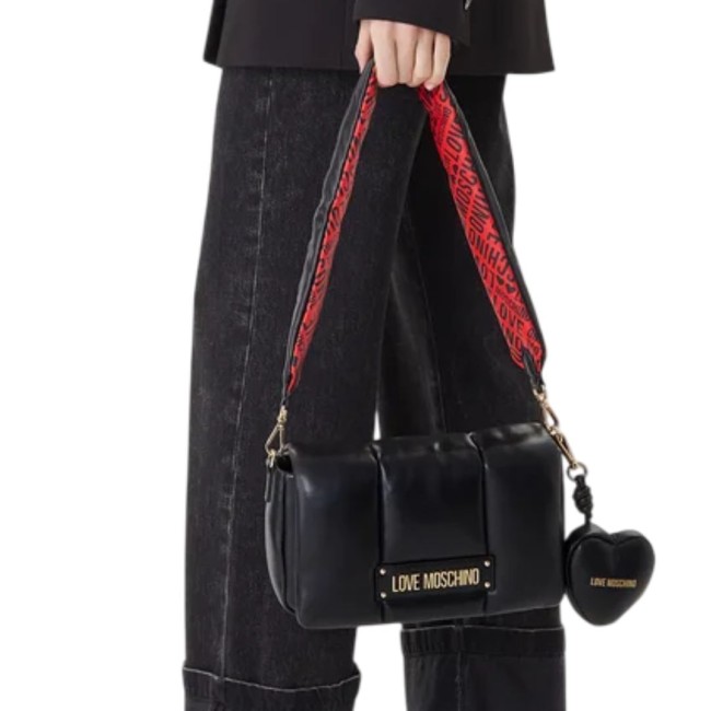 ΓΥΝΑΙΚΕΙΑ ΤΣΑΝΤΑ ΩΜΟΥ ΜΑΥΡΗ LOVE MOSCHINO  JC4318PP0NKM100A